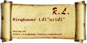 Ringbauer László névjegykártya